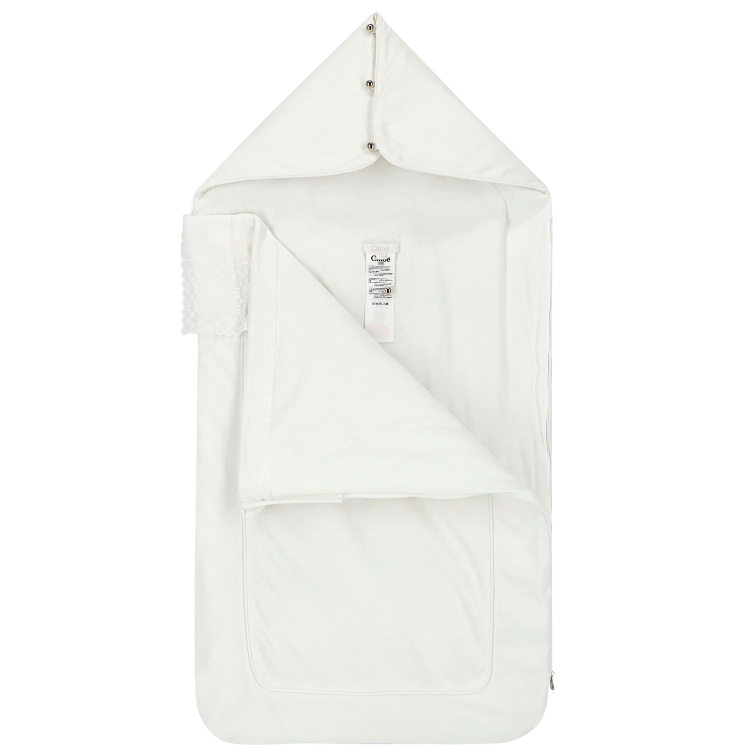 مدس بنات بالشعار باللون العاجى, 1, hi-res