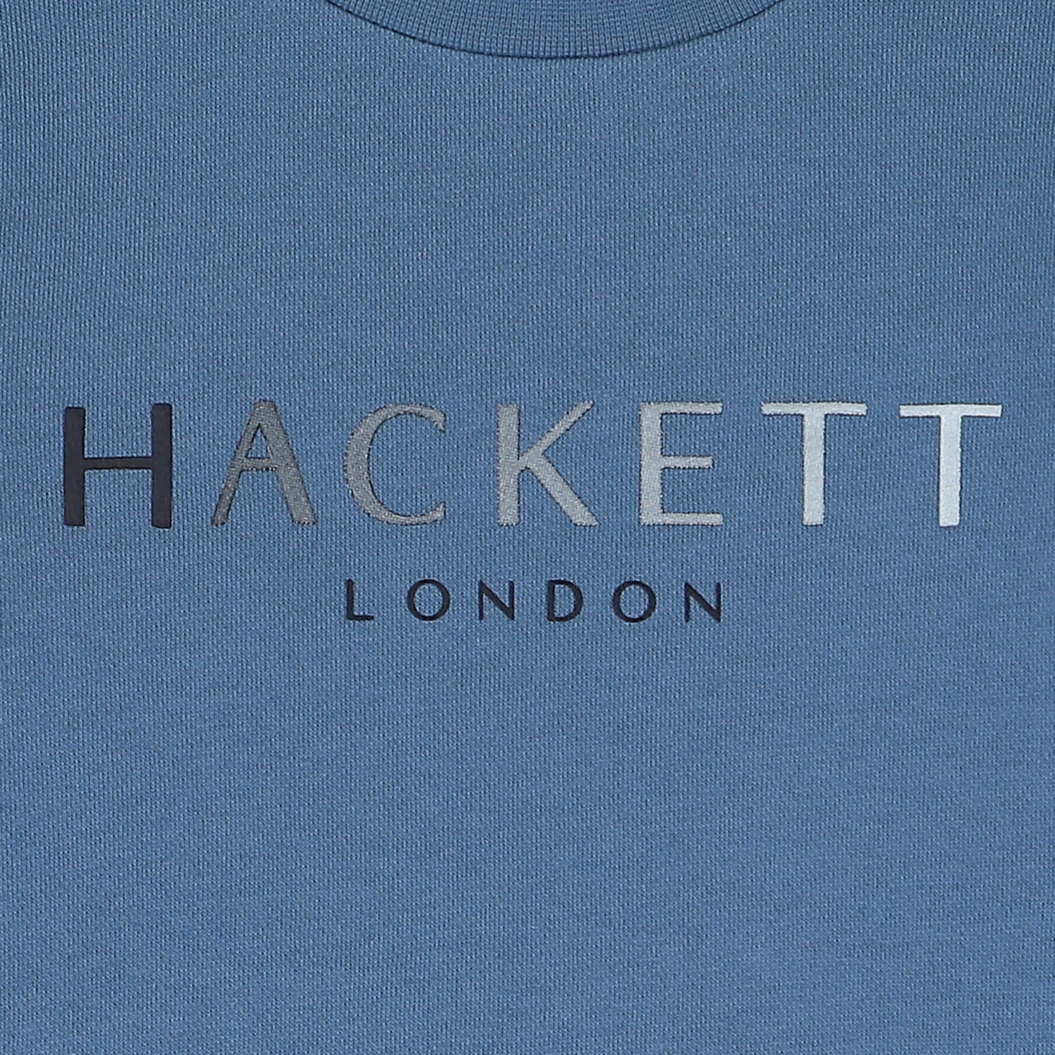 سويت شيرت أولاد بالشعار باللون الازرق, 1, hi-res