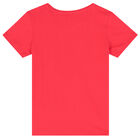 Girls Pink Logo T-Shirt, 3, hi-res