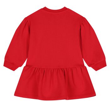 Younger Girls Red Logo Dress