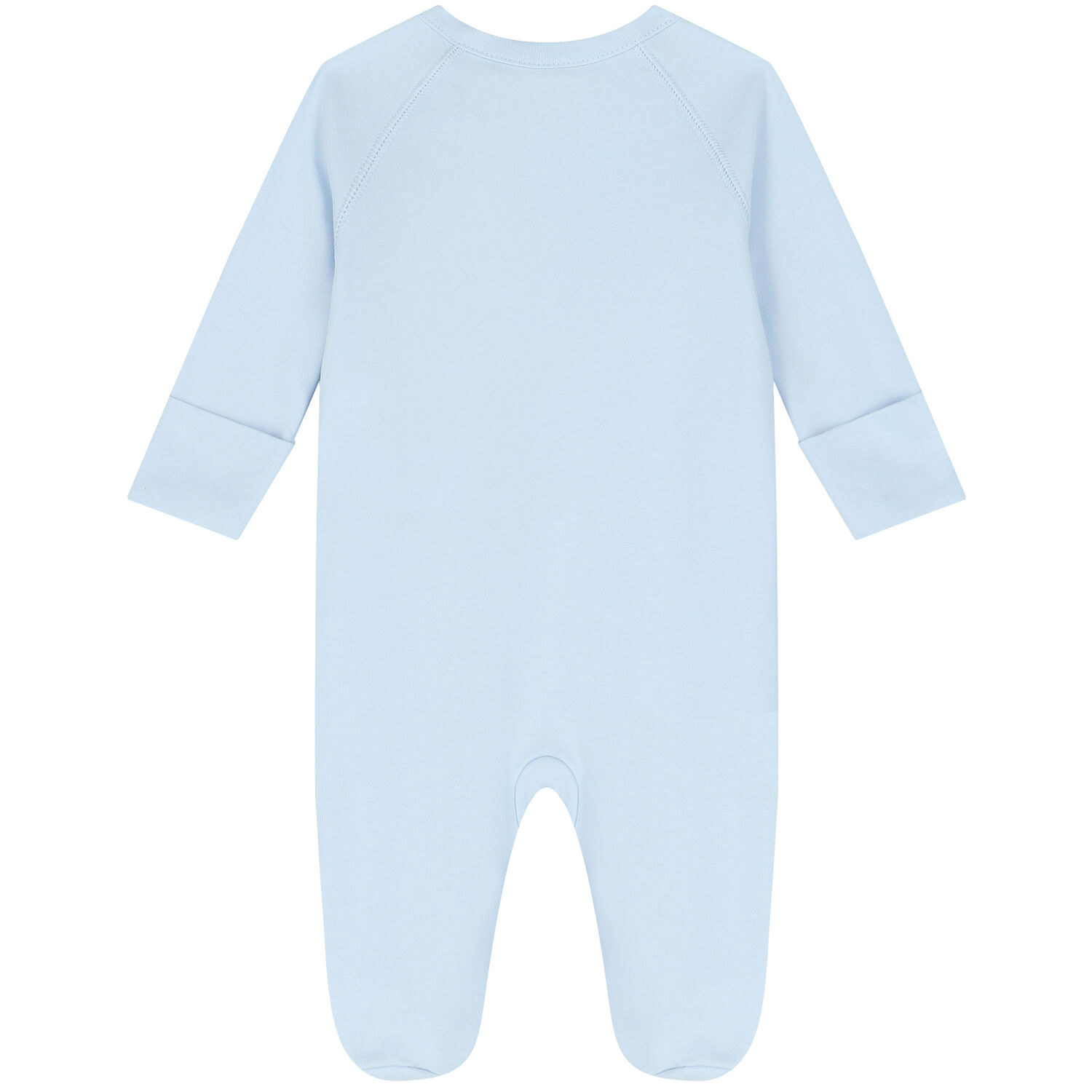 Baby Boys Blue Logo Babygrow, 2, hi-res