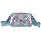 حقيبة بنات جلد لامعه باللون الازرق, 1, hi-res