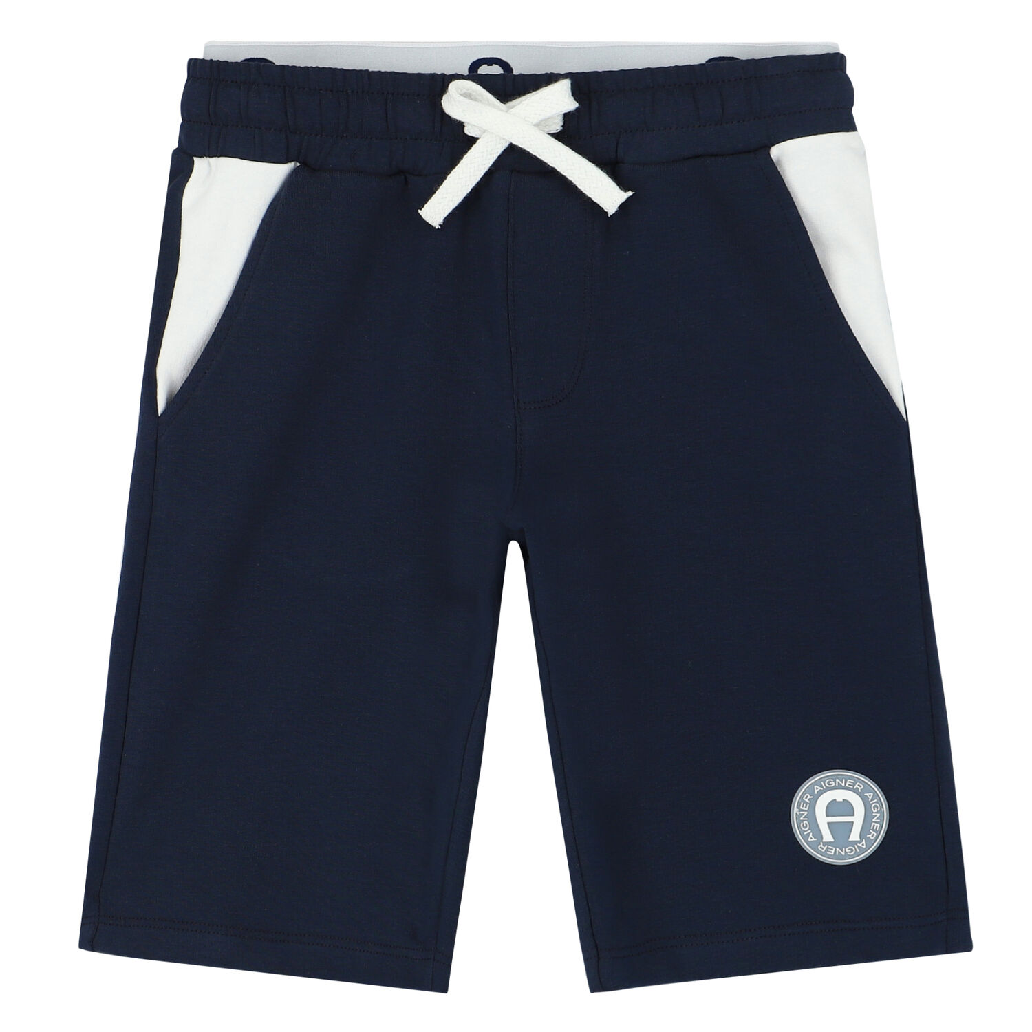 Boys Navy Logo Shorts, 1, hi-res image number null