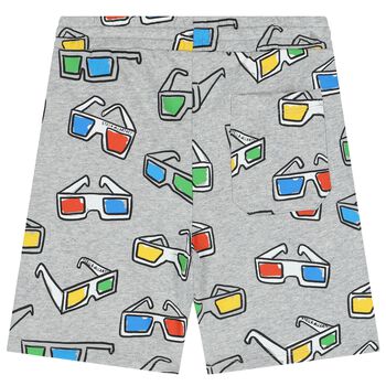 Boys Grey Eye Glasses Shorts