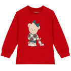 Younger Girls Red & White Pyjamas, 1, hi-res