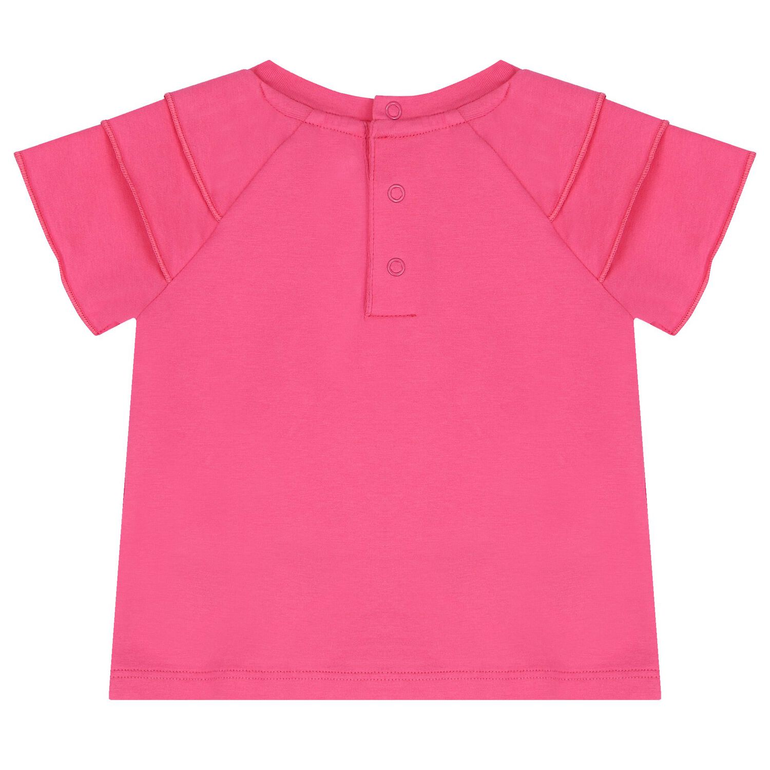 طقم شورت بنات بكشكشة باللون الوردى, 1, hi-res image number null