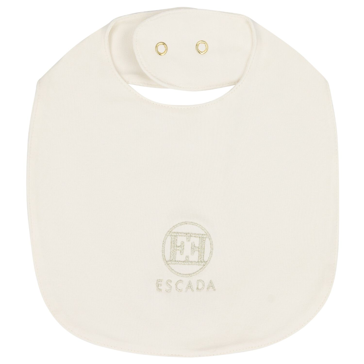 مريلة بنات بالشعار باللون العاجي, 1, hi-res