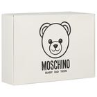 Younger Girls Pink Teddy Bear Logo Dress, 1, hi-res