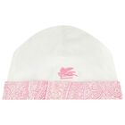 Baby Girls White & Pink Paisley Babygrow Gift Set, 2, hi-res