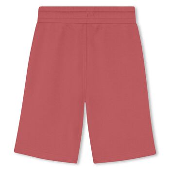 Boys Red Logo Shorts