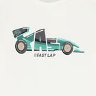 Boys White & Green Racing Car T-Shirt ( 2pack ), 1, hi-res