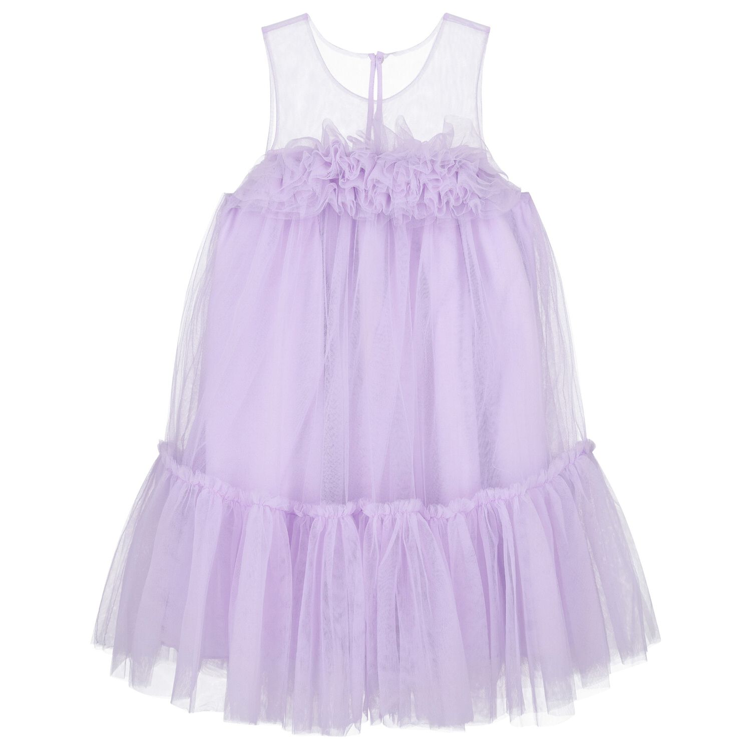 Girls Lilac Tulle Dress, 1, hi-res image number null
