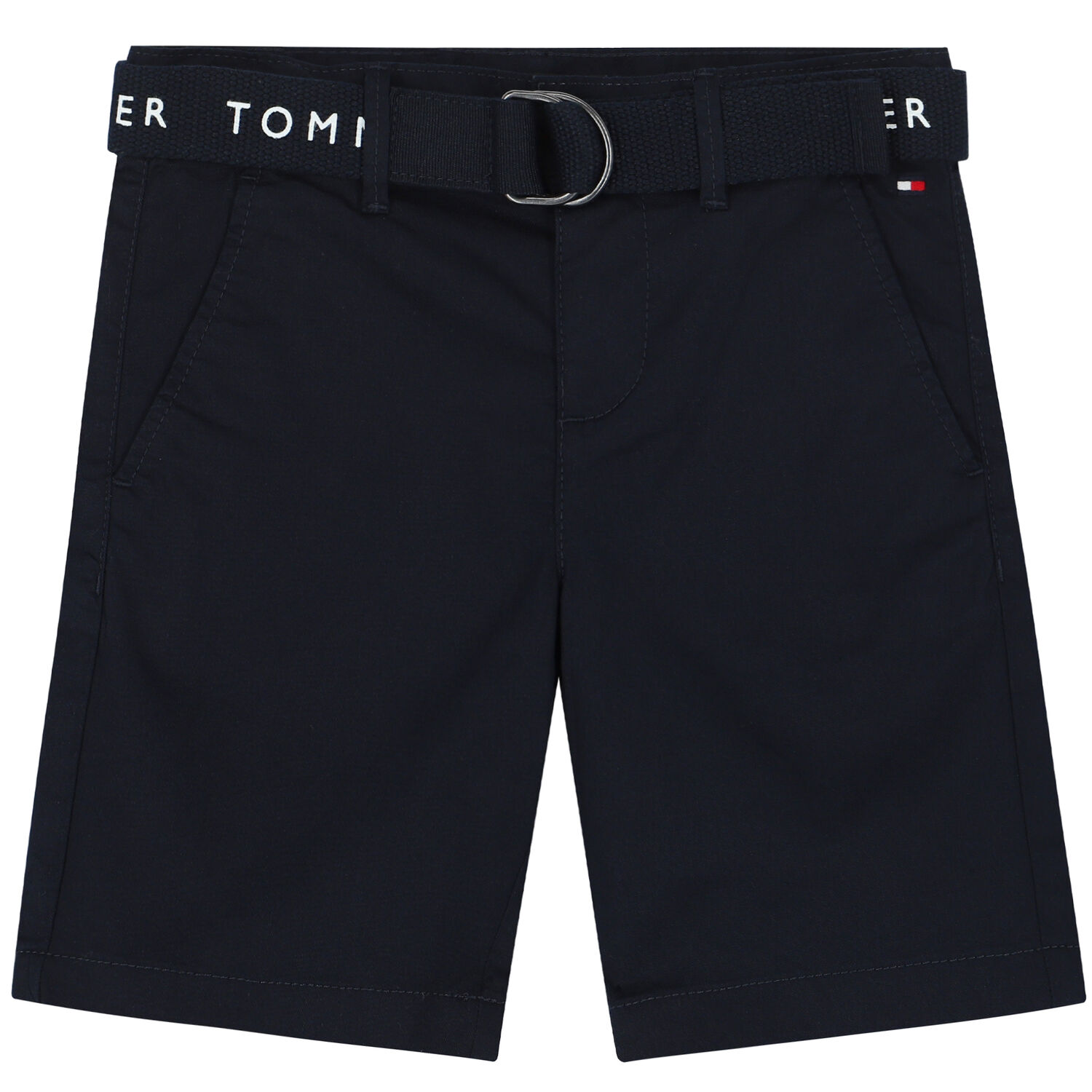Boys Navy Blue Chino Shorts, 2, hi-res image number null