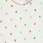 Girls Ivory Hearts Dress, 1, hi-res