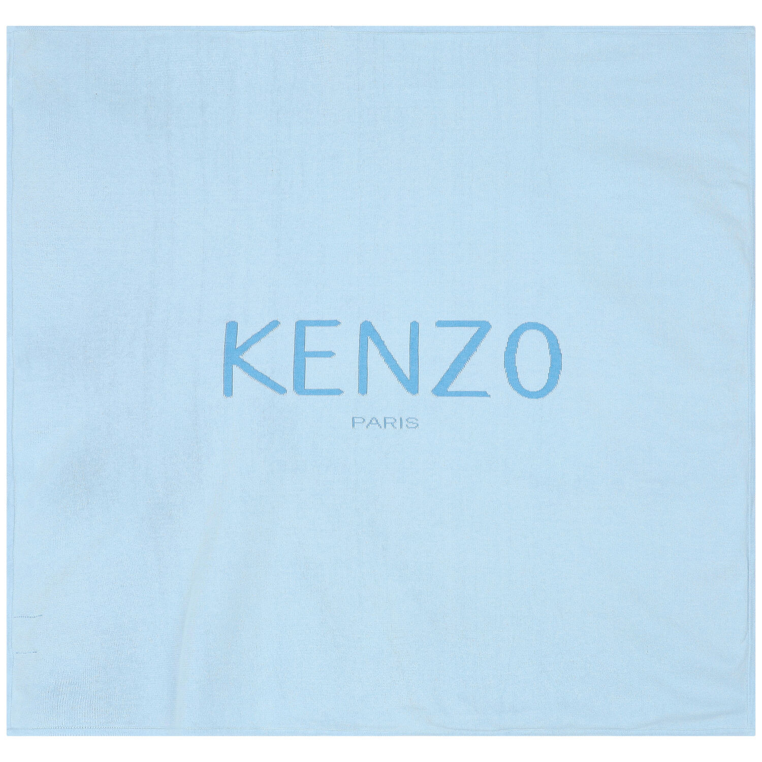 بطانية محبوكة بالشعار باللون الأزرق للأولاد, 2, hi-res