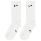 White Logo Socks ( 6-Pack ) , 1, hi-res