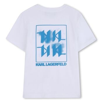 Boys White Logo T-Shirt