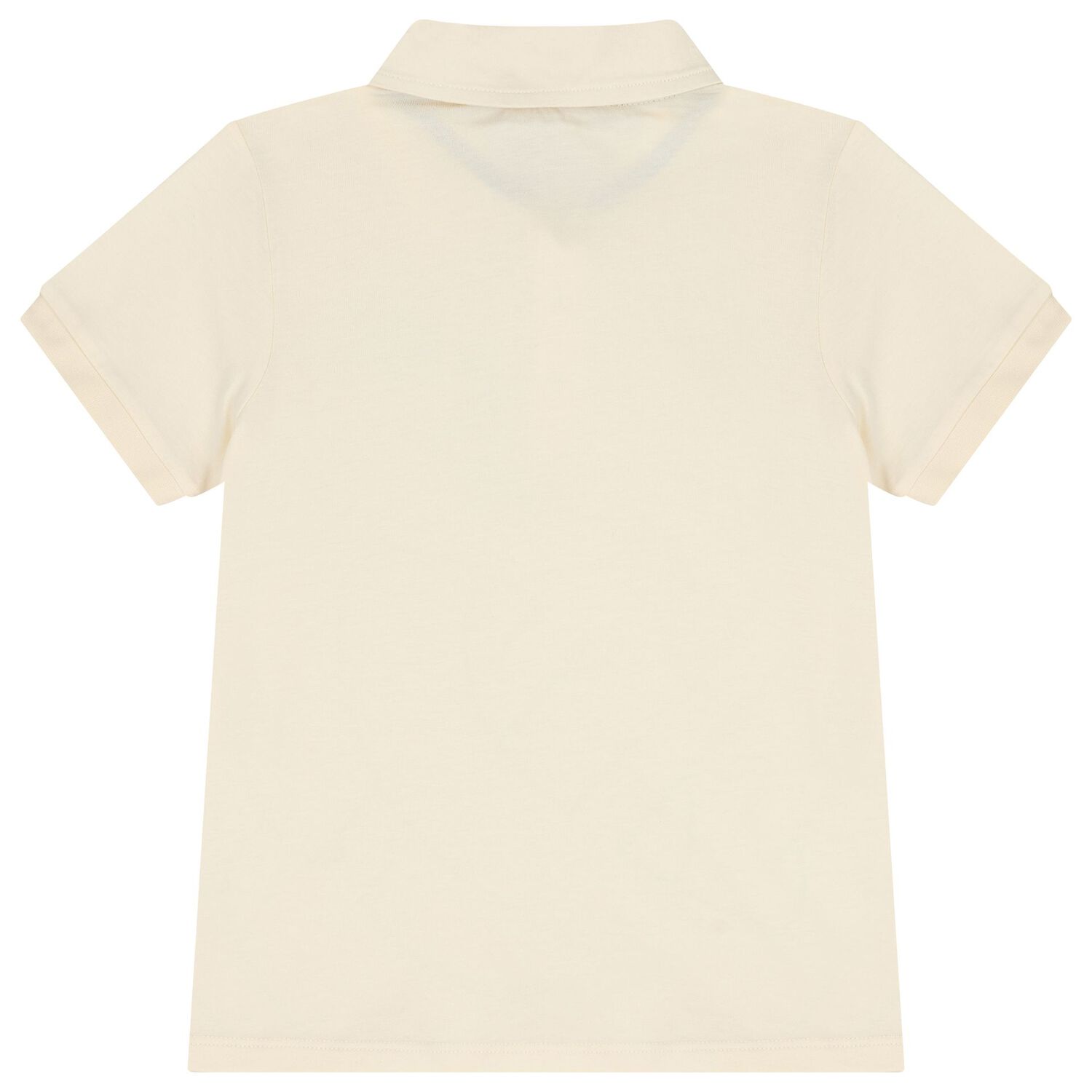 Boys Beige Logo Polo Shirt, 2, hi-res