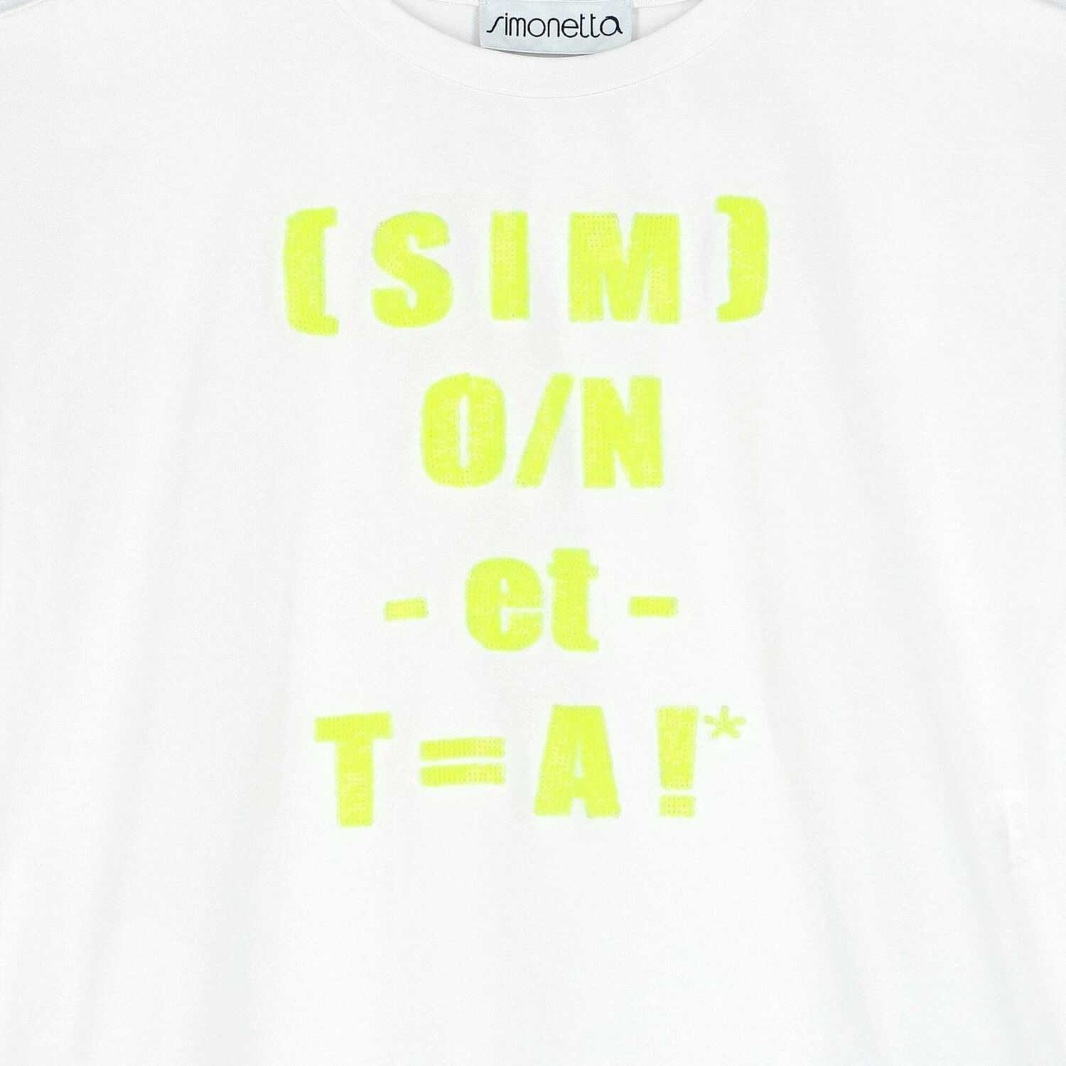 Girls White Logo Top, 1, hi-res image number null