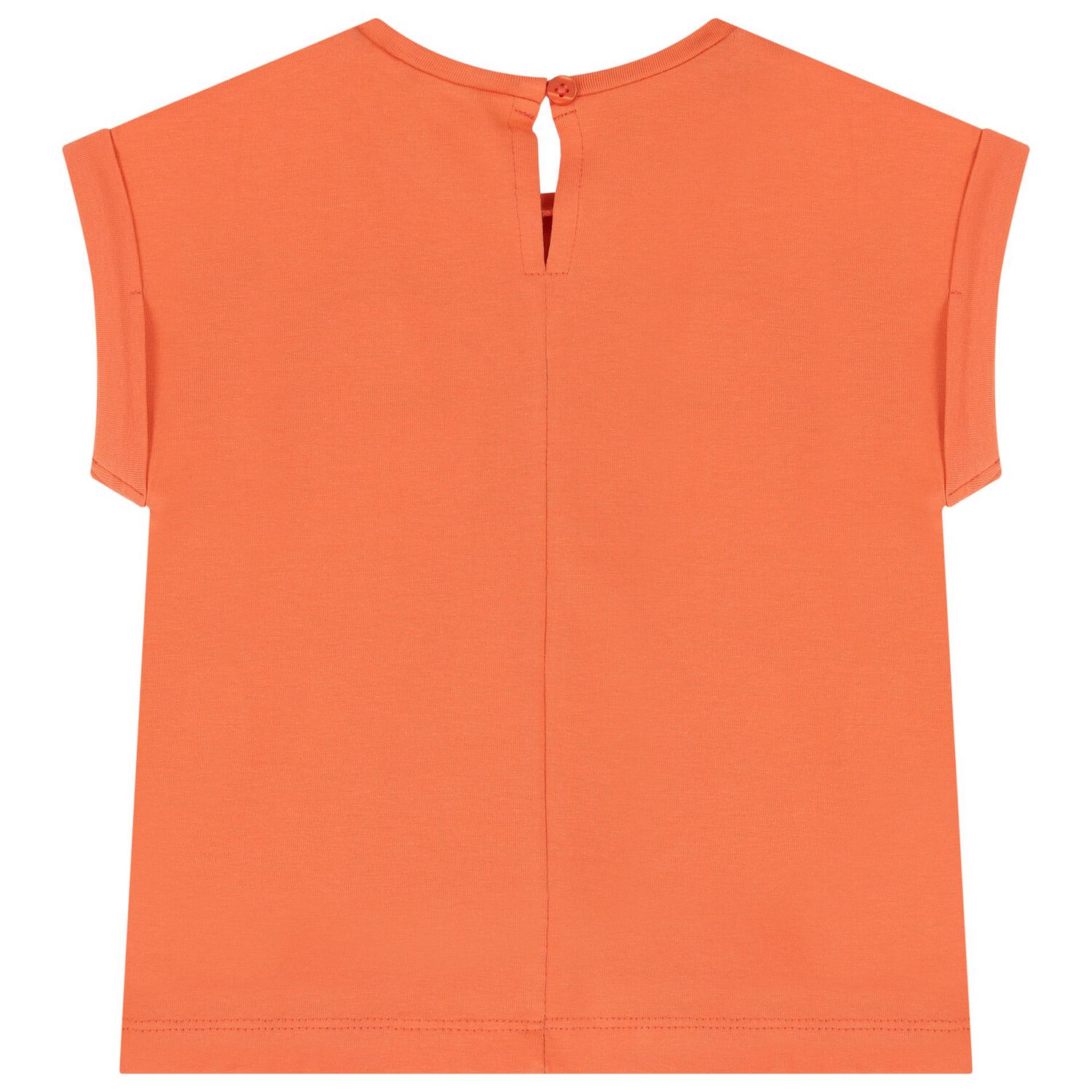 طقم ليجنز باللون البرتقالي والعاجي للبنات, 1, hi-res