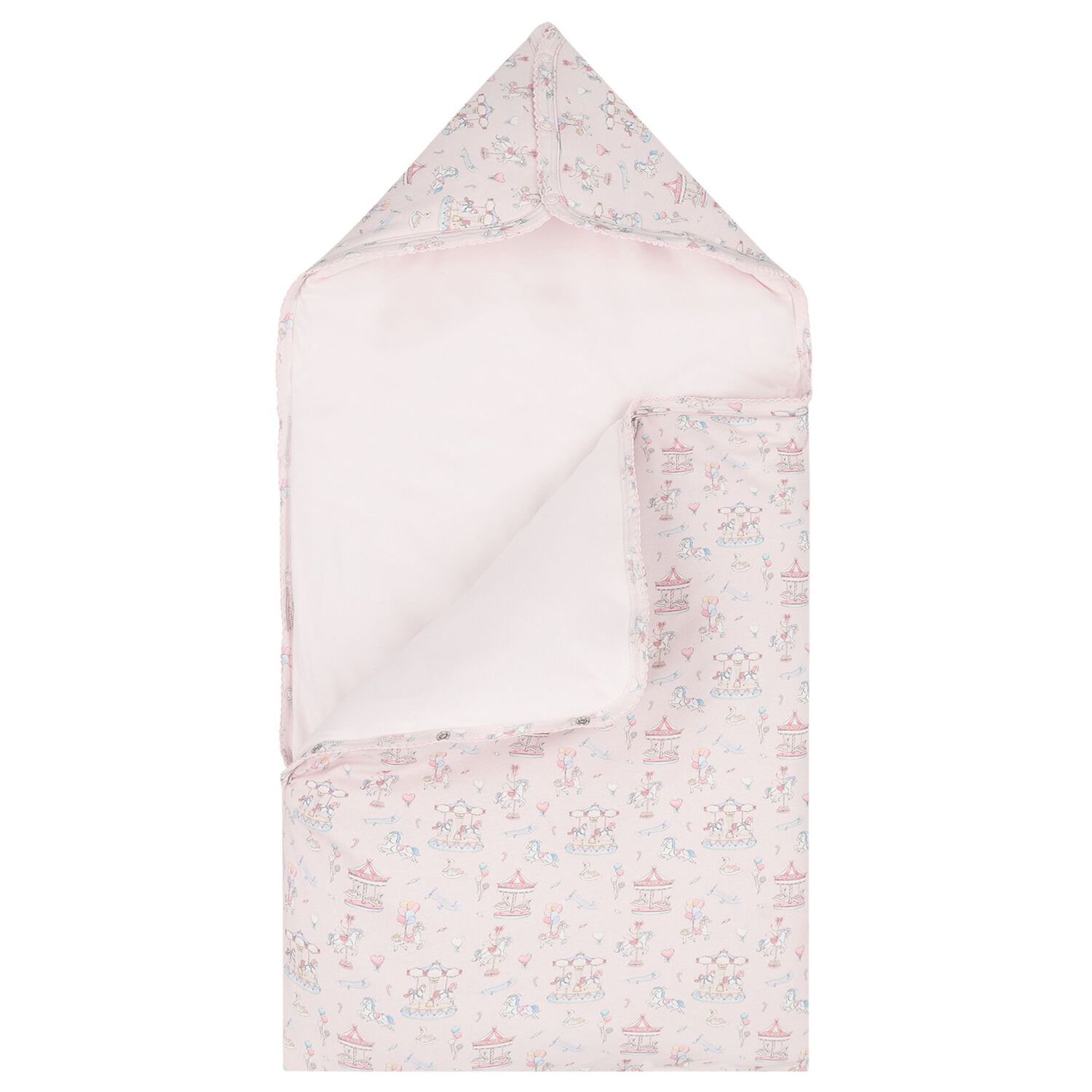 Baby Girls Pink Carousel Nest, 1, hi-res