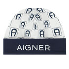 طقم افرول باللون الكحلي والأبيض للأولاد , 1, hi-res