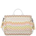 Ivory & Yellow Zig Zag Baby Changing Bag, 3, hi-res