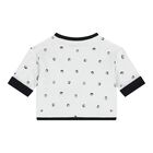 Baby Boys Black & White Logo Reversible Trousers Set, 1, hi-res