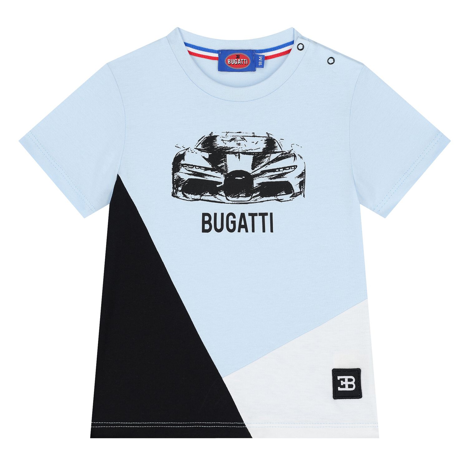 Younger Boys Blue Logo T-Shirt, 2, hi-res