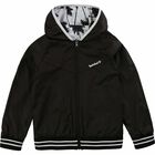 Boys Black & White Reversible Windbreaker Jacket, 1, hi-res