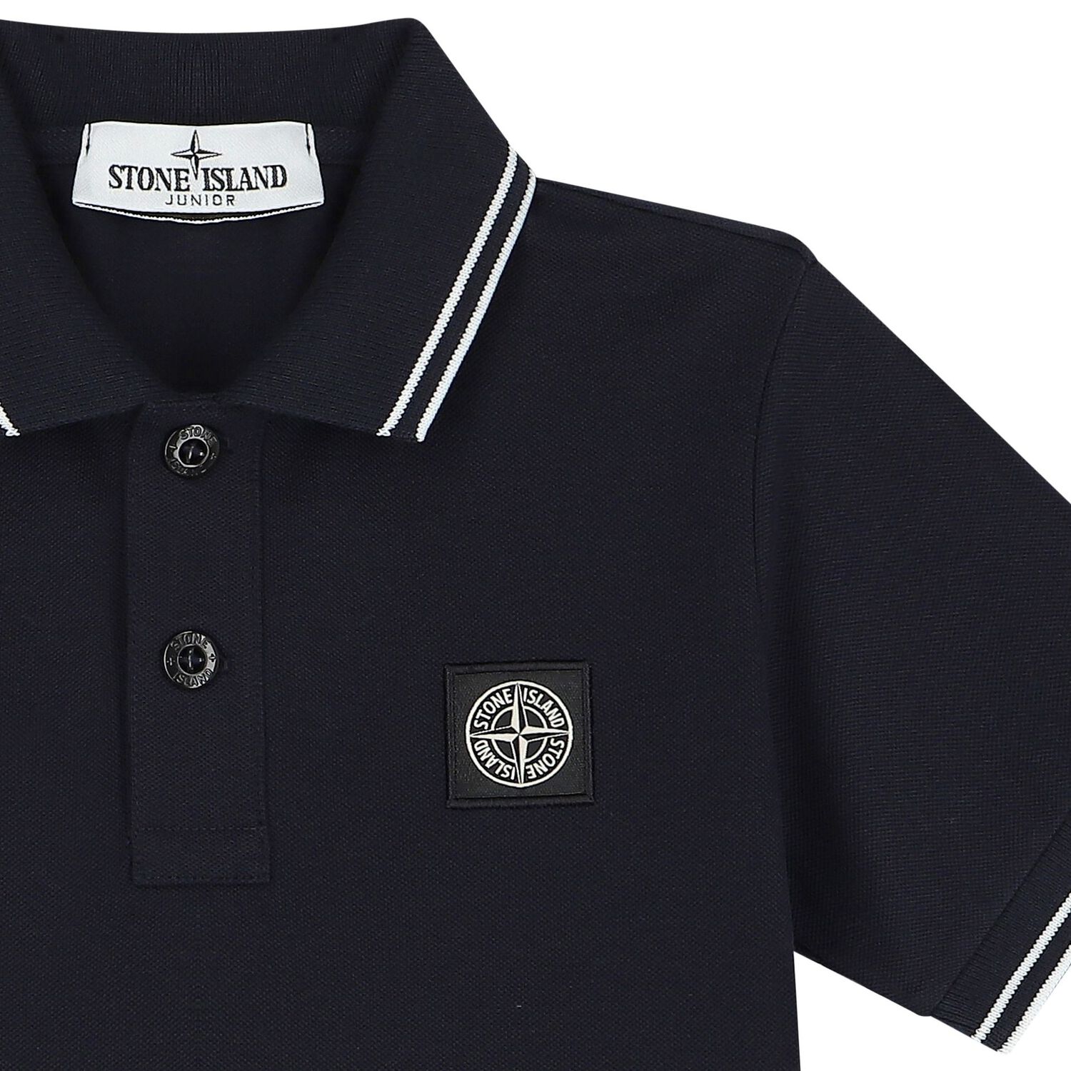 Boys Navy Blue Logo Polo Shirt, 1, hi-res image number null