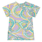 Girls Purple, Yellow, Green & White T-Shirt, 1, hi-res