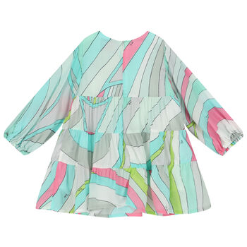 Younger Girls Multi-Coloured Iride Pastel Dress
