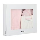 طقم بدلة  بنات رياضية باللون الابيض و الوردى  , 1, hi-res