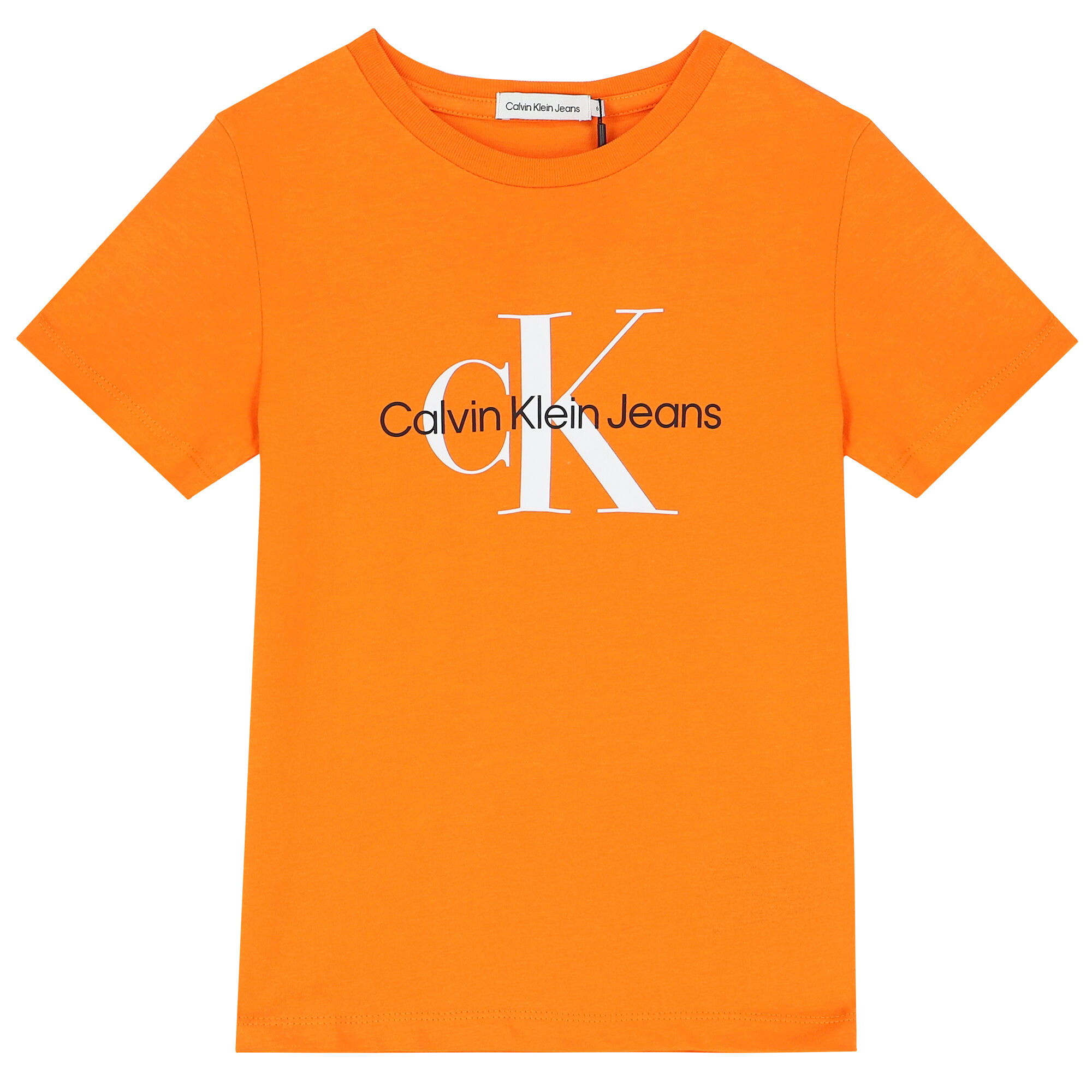 calvin klein shirt orange