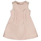 Girls Pink Satin Dress Skirt, 1, hi-res
