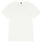 Boys White Snoopy Logo T-Shirt, 3, hi-res