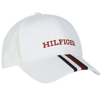 White Logo Cap