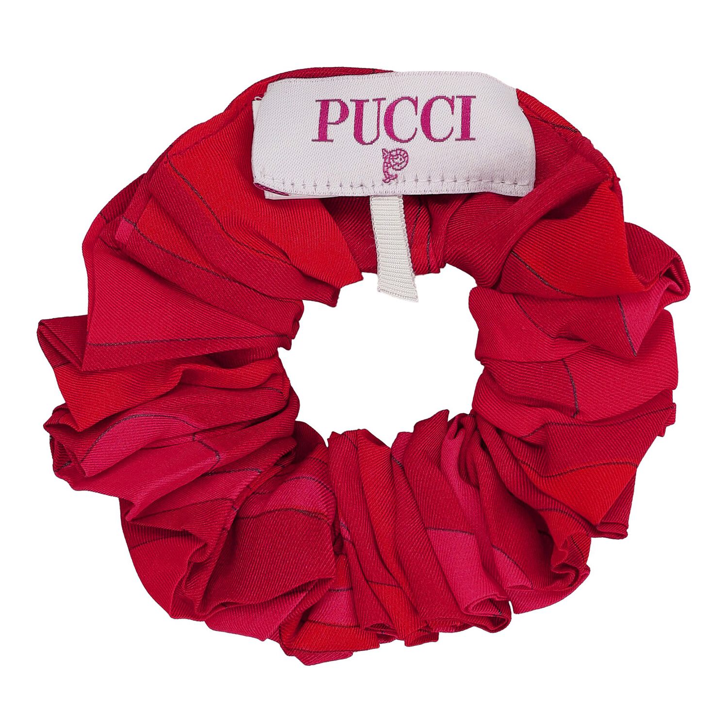 Girls Red Scrunchie, 2, hi-res