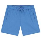 Younger Boys Blue Shorts Set, 2, hi-res
