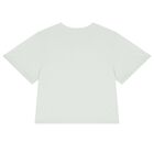 Girls Grey Logo T-Shirt, 2, hi-res