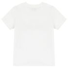 White Teddy Bear Logo T-Shirt, 1, hi-res