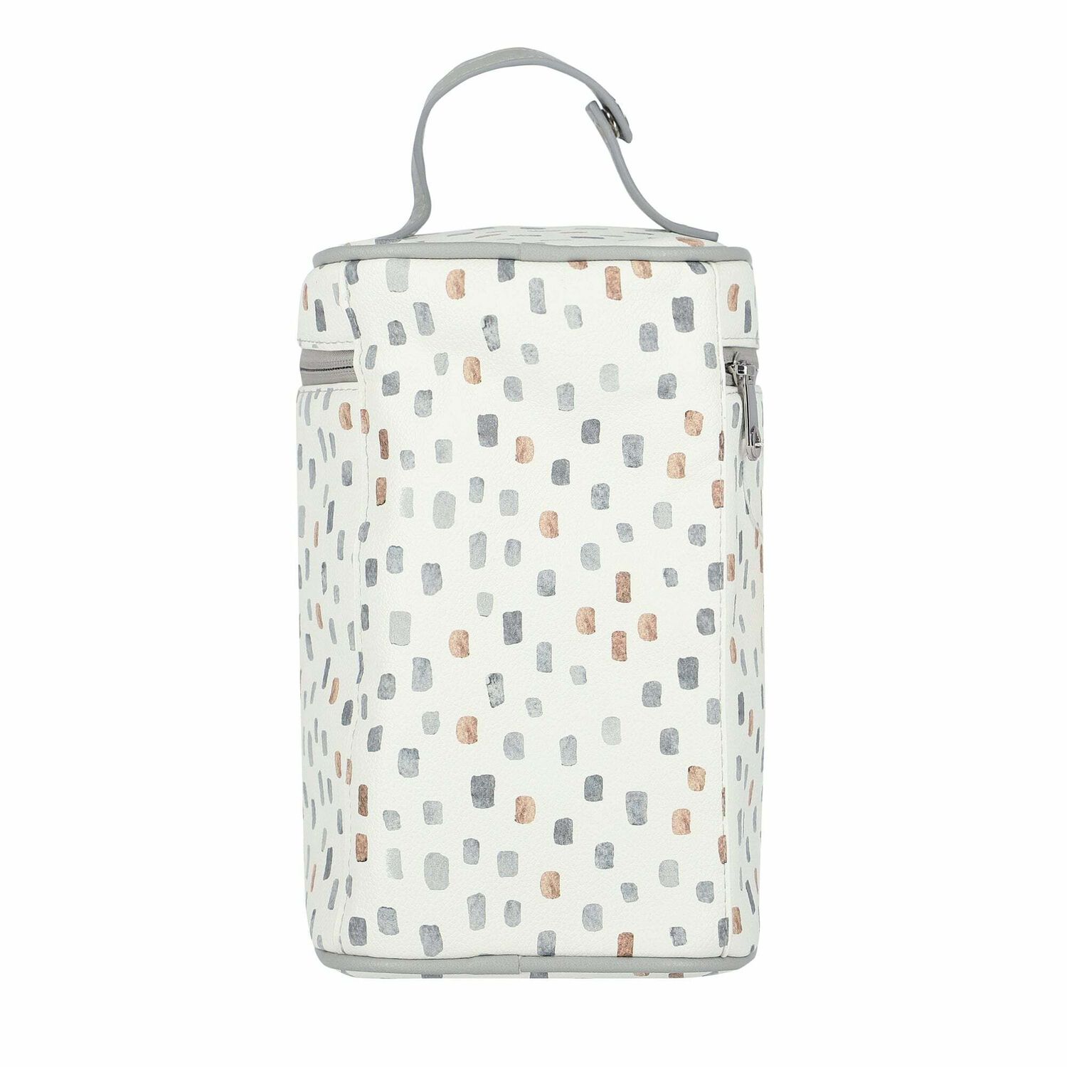 Grey Thermal Baby Bottle Bag, 1, hi-res image number null