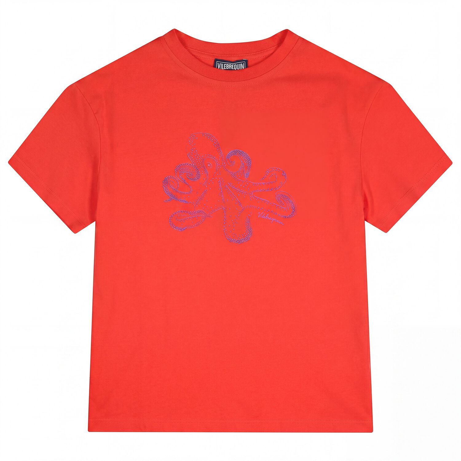 Boys Red Octopus T-Shirt, 1, hi-res