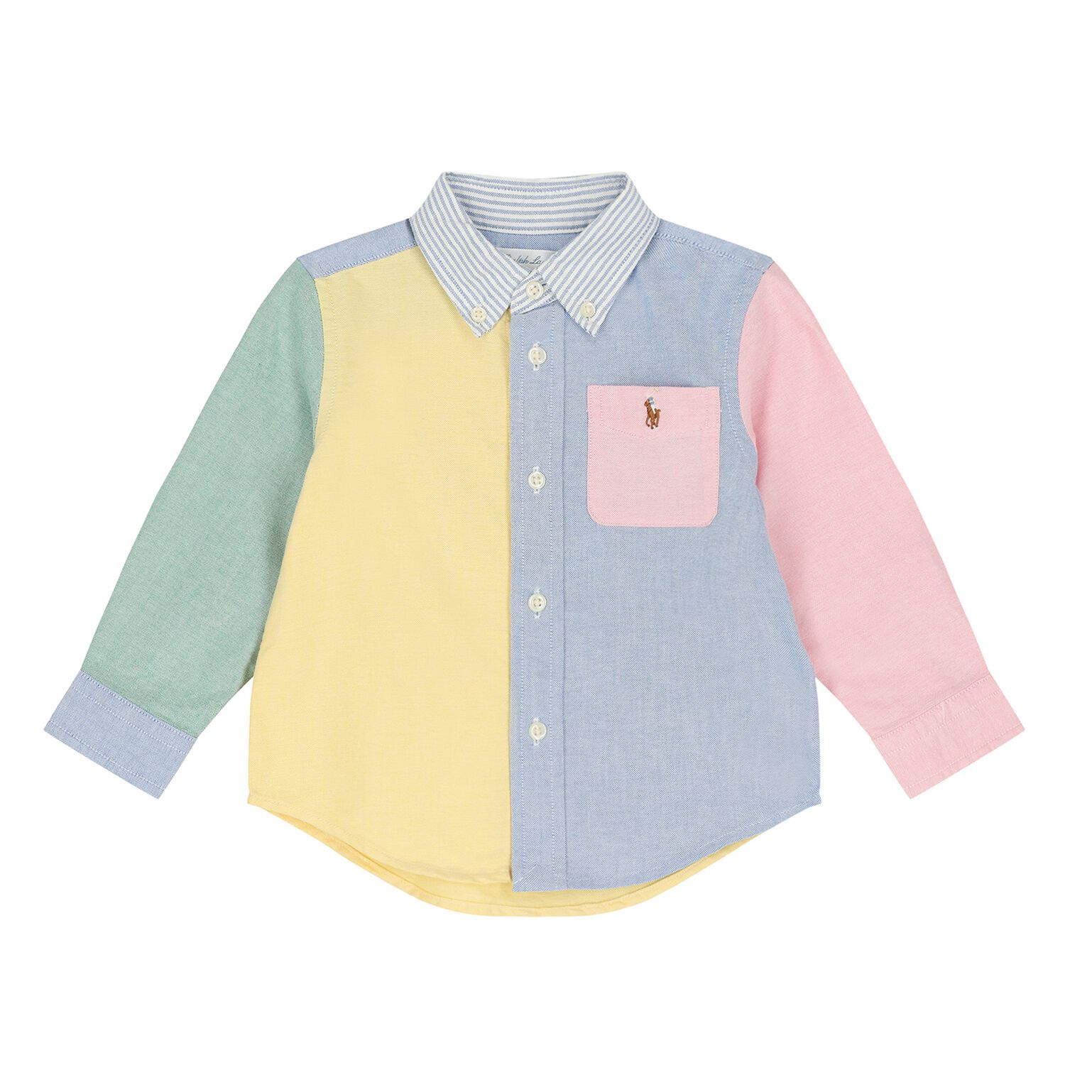 Baby Boys Multi-Colored Logo Shirt, 1, hi-res