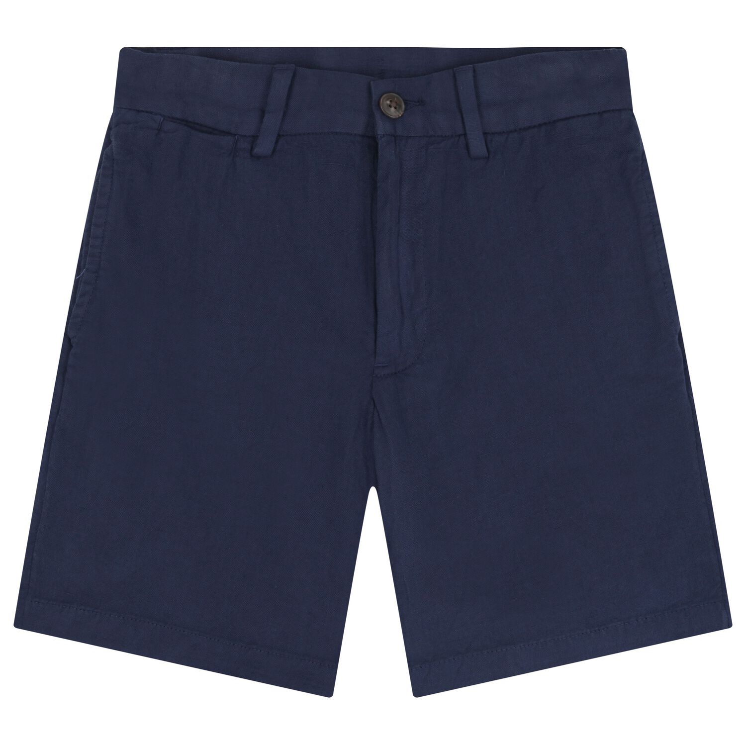 Boys Navy Blue Logo Shorts, 1, hi-res