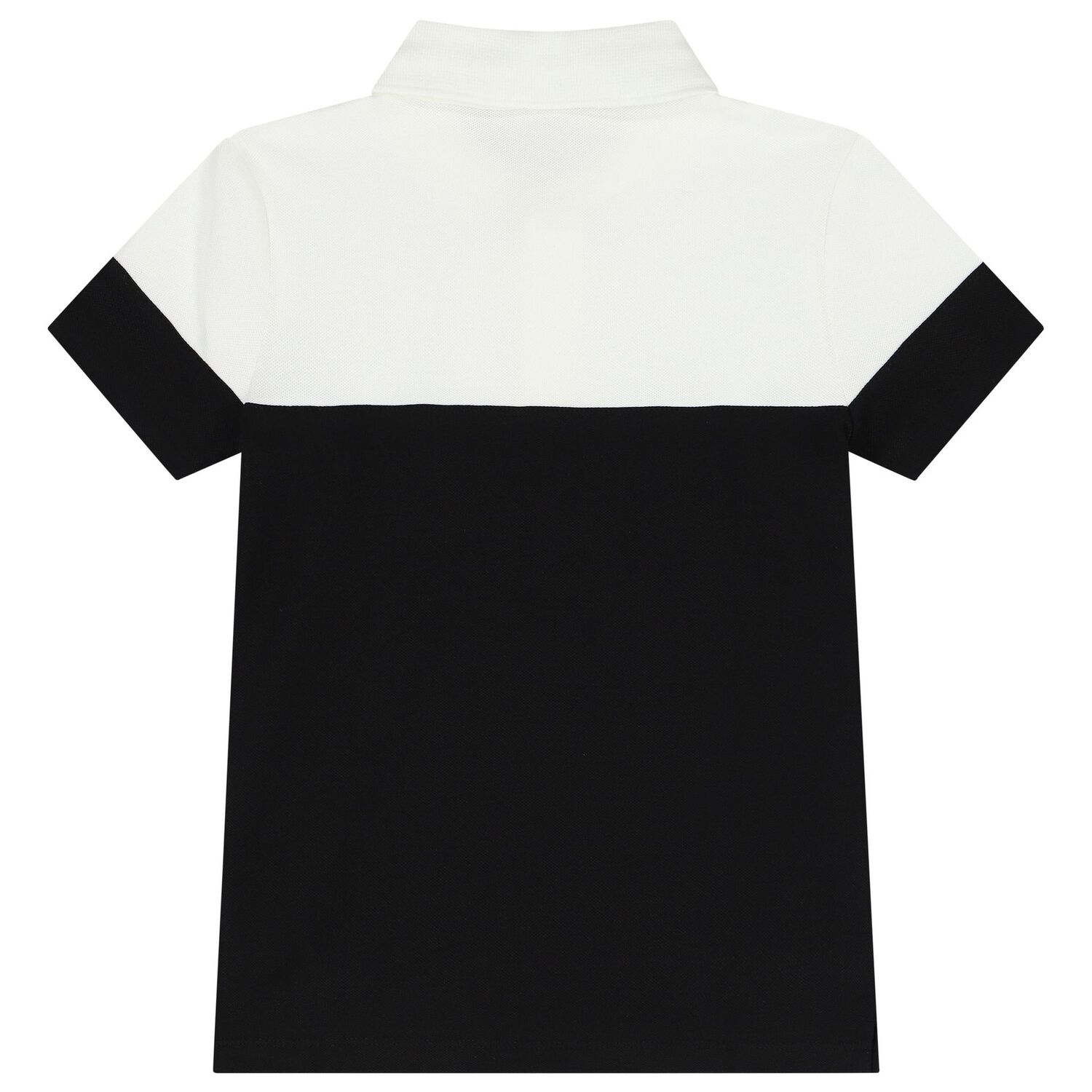 Boys White & Black Logo Polo Shirt, 1, hi-res image number null