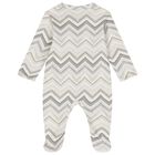 Grey Zig Zag Babygrow Set, 2, hi-res