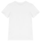 Boys Navy & White Cotton Logo T-Shirts ( 2-Pack ), 1, hi-res