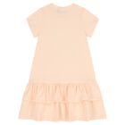 فستان بنات بالشعار بطبعه فراشات باللون الوردى , 2, hi-res